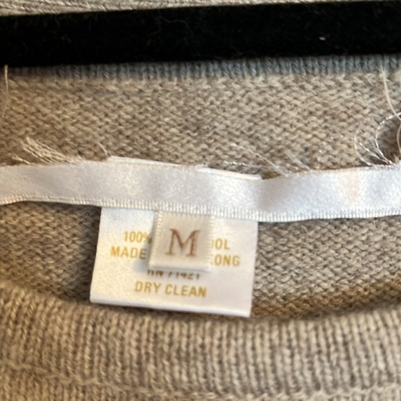 Vintage Lambswool Sweater and Cardigan Set Hand Beaded Size M - Picture 4 of 15